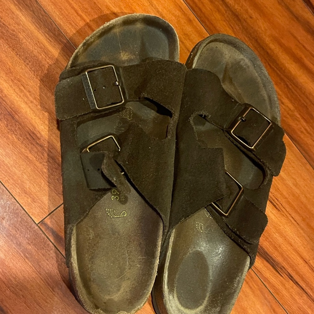 Birkenstock Brown Flats Comfortable Loafers
